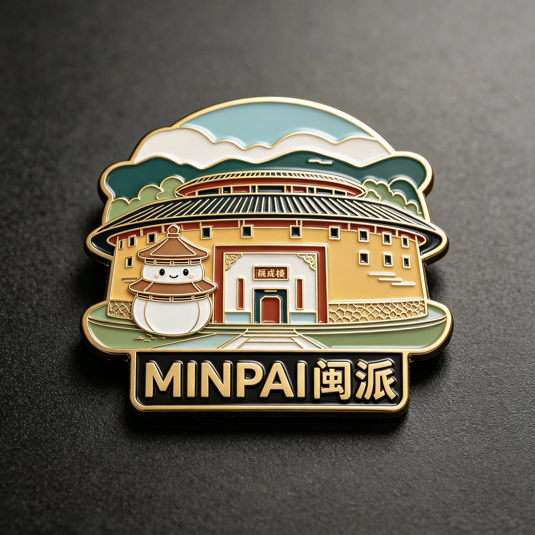 珐琅冰箱贴闽派