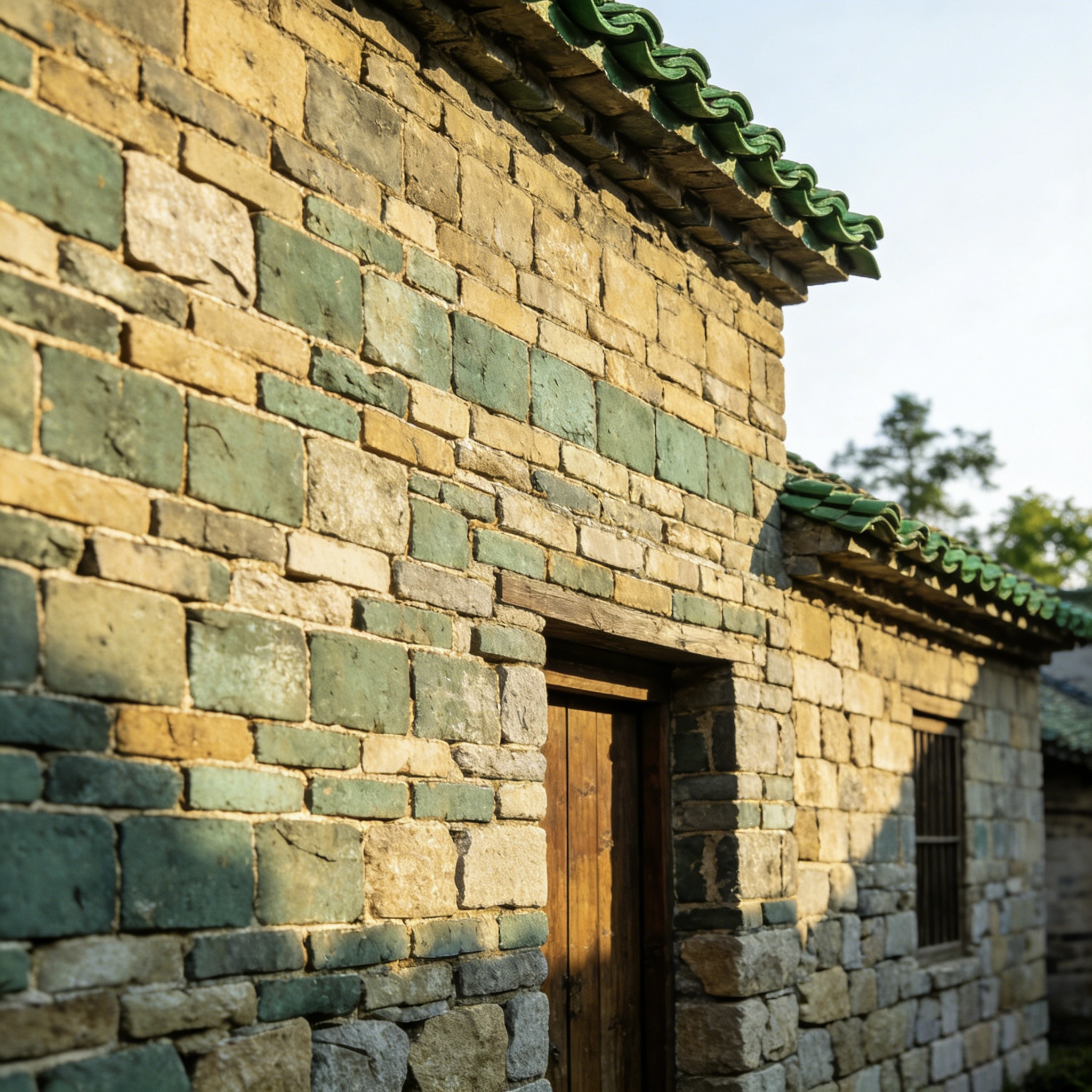 青砖实砌墙示意图