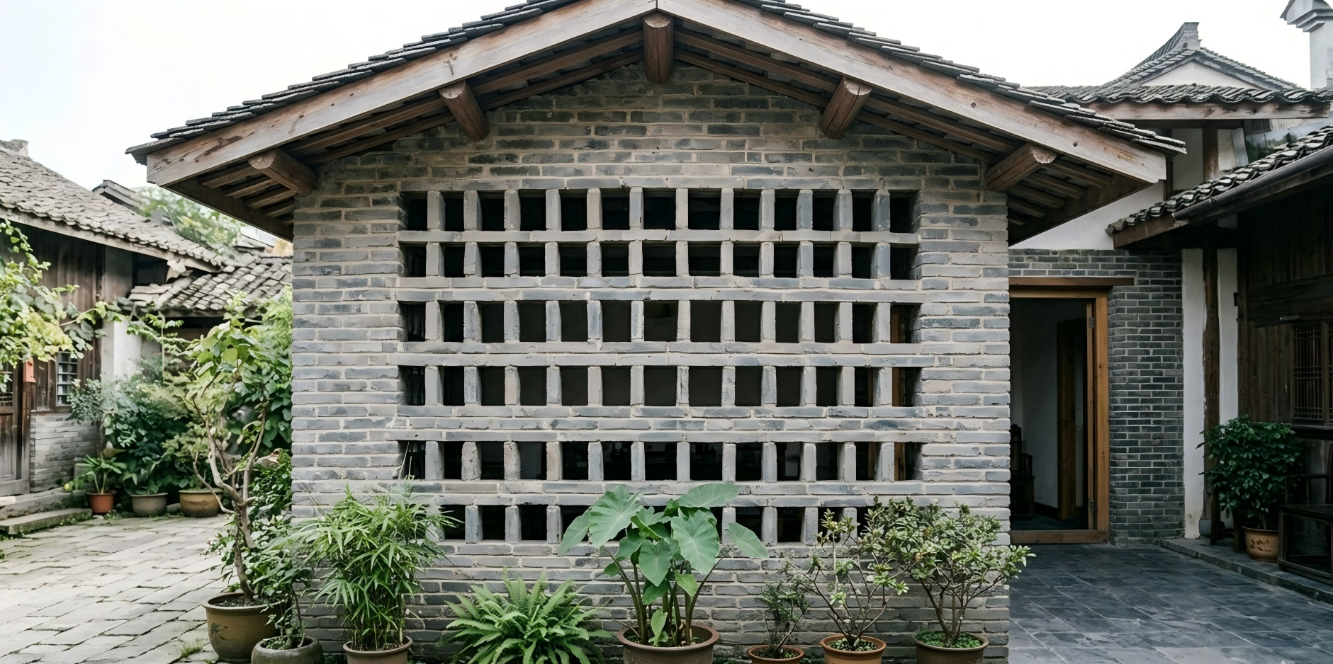 青砖空斗墙示意图